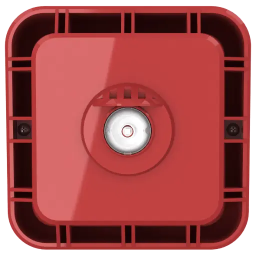 [42-617 MKII-AXTB/R] Zeta Addressable Xtratone Sounder Beacon, Red Plastic, White Flash, Fyreye Ii Protocol [42-617 MKII-AXTB/R]