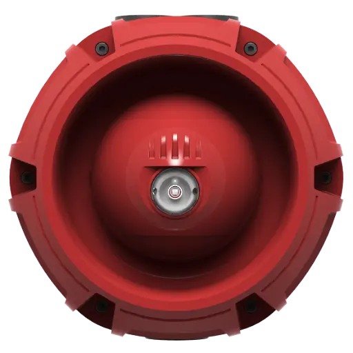 [42-632 ZRPB/R] Zeta Conventional Raptor Sounder Beacon, Red Plastic, White Flash Zrpb/R [42-632 ZRPB/R]